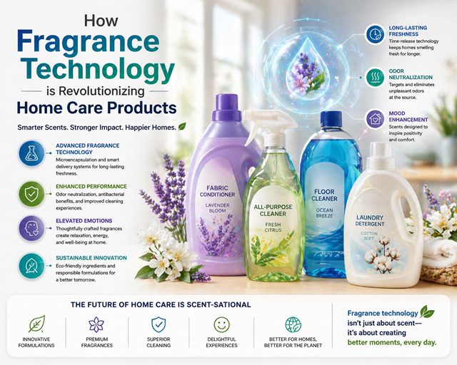 How Fragrance Technology is Revolutionizing Home Care Products