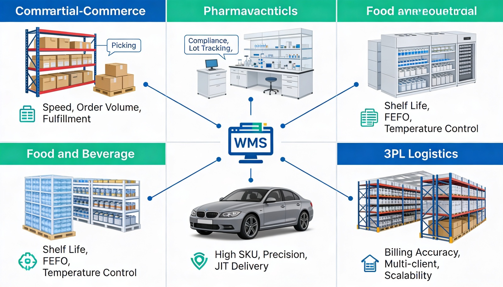 Comparison of WMS Needs Across Different Industries